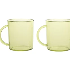 Gifi Mug plastique vert x2| Vaisselle Et Accessoires De Table