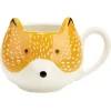 Gifi Mug renard orange blanc noir| Vaisselle Et Accessoires De Table