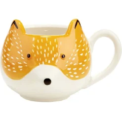 Gifi Mug renard orange blanc noir| Vaisselle Et Accessoires De Table