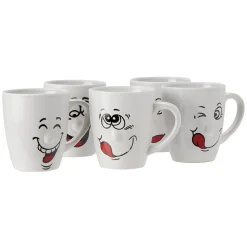 Gifi Mug smile céramique 150 ml| Vaisselle Et Accessoires De Table