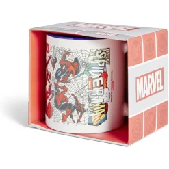 Gifi Mug Spiderman Marvel blanc et bleu 315ml| Vaisselle Et Accessoires De Table