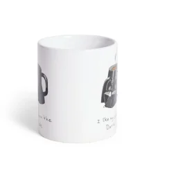 Gifi Mug Star Wars Dark Vador blanc et noir 315ml| Vaisselle Et Accessoires De Table
