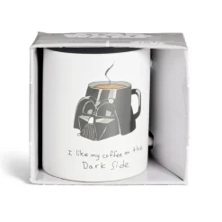 Gifi Mug Star Wars Dark Vador blanc et noir 315ml| Vaisselle Et Accessoires De Table