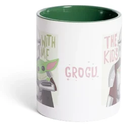 Gifi Mug Star Wars Mandalorian Storm Trooper blanc et vert 315ml| Vaisselle Et Accessoires De Table
