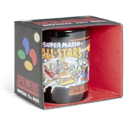 Gifi Mug Super Mario Super Nintendo All Stars vintage noir et rouge 315ml| Vaisselle Et Accessoires De Table