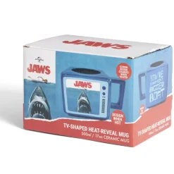 Gifi Mug thermoréactif requin Les dents de la mer forme TV bleu 500ml| Vaisselle Et Accessoires De Table