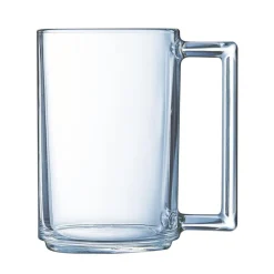 Gifi Mug transparent en verre trempé droit Luminarc 32 cl| Vaisselle Et Accessoires De Table