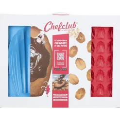 Cuisson<Gifi Pack moule à Madeleine géante et ses 25 petits