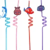 Gifi Paille tortillon fantaisie décor animaux x4| Vaisselle Et Accessoires De Table