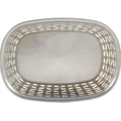 Rangement De Cuisine<Gifi Panier ovale plastique gris