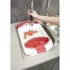 Préparation Culinaire<Gifi Passoire 2 en 1 planche à découper amovible rouge et blanche