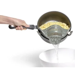Préparation Culinaire<Gifi Passoire casserole à clips silicone gris