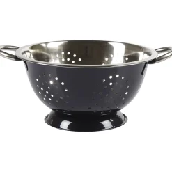 Préparation Culinaire<Gifi Passoire ronde en inox noir et gris