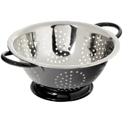 Préparation Culinaire<Gifi Passoire ronde en inox noir et gris