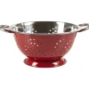 Préparation Culinaire<Gifi Passoire ronde rouge et grise inox