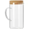 Gifi Pichet en verre avec bouchon liège 1,7L| Vaisselle Et Accessoires De Table