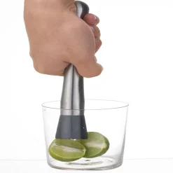 Préparation Culinaire<Gifi Pilon à cocktail denté inox gris et noir