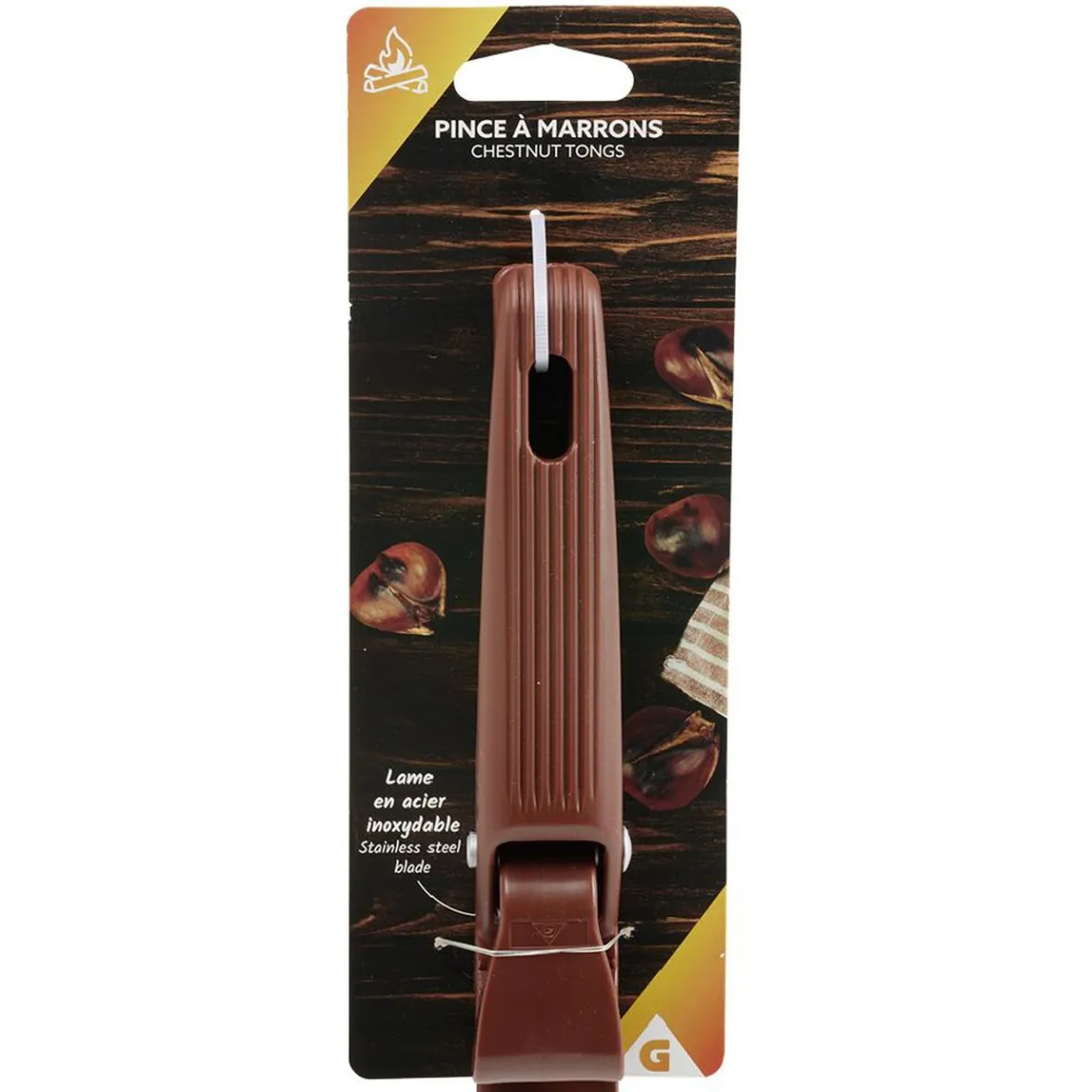 Préparation Culinaire<Gifi Pince à marrons lame en acier inoxydable L17cm