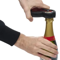 Préparation Culinaire<Gifi Pince multifonction 6en1 ouvre bouteille et bocal noir et rouge