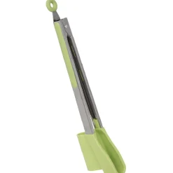Préparation Culinaire<Gifi Pince spatule 2 en 1 inox silicone vert