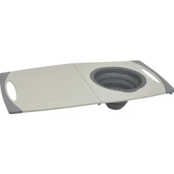 Préparation Culinaire<Gifi Planche à découper avec passoire rétractable silicone 56x29,5cm
