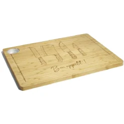 Préparation Culinaire<Gifi Planche à découper bambou avec rigole et récupérateur de jus 38x28x1,5cm