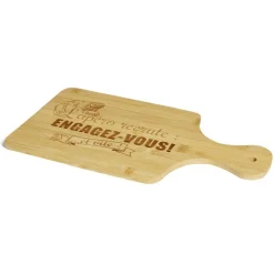 Gifi Planche à découper bambou Engagez-vous ! 33x18,5cm| Vaisselle Et Accessoires De Table