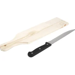 Préparation Culinaire<Gifi Planche à découper bois avec couteau