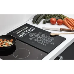 Cuisson<Gifi Planche à découper cache plaque en verre x2
