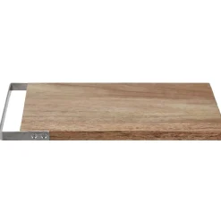 Préparation Culinaire<Gifi Planche à découper en acacia avec poignée inox