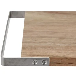 Préparation Culinaire<Gifi Planche à découper en acacia avec poignée inox
