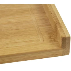 Préparation Culinaire<Gifi Planche à découper en bambou avec rebord 35x45xép5cm