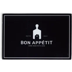 Préparation Culinaire<Gifi Planche à découper en verre design Bon appétit - 38x30cm