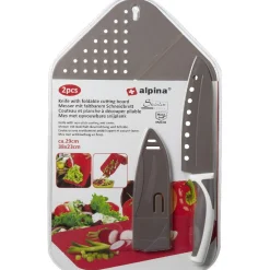 Préparation Culinaire<Gifi Planche à découper pliable 3 en 1 avec couteau inox