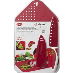 Préparation Culinaire<Gifi Planche à découper pliable 3 en 1 avec couteau inox
