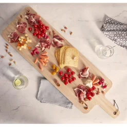 Gifi Planche à servir XXL en bois L.100 cm| Vaisselle Et Accessoires De Table