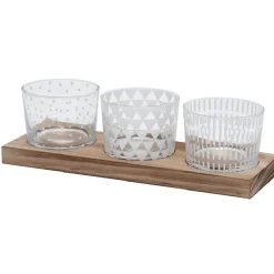 Vaisselle Et Accessoires De Table<Gifi Planche bois apéritif avec 3 coupelles