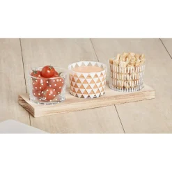 Vaisselle Et Accessoires De Table<Gifi Planche bois apéritif avec 3 coupelles