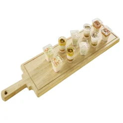 Gifi Planche de presentation et à découper en bambou 75x19,5xH1,8cm| Vaisselle Et Accessoires De Table