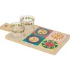 Préparation Culinaire<Gifi Planche de présentation apéritif bambou avec 2 ramequins 32x17x1cm