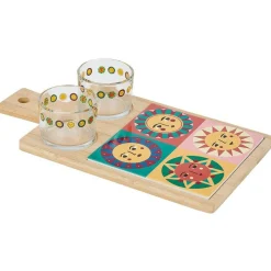 Préparation Culinaire<Gifi Planche de présentation apéritif bambou avec 2 ramequins 32x17x1cm
