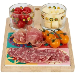 Préparation Culinaire<Gifi Planche de présentation apéritif bambou avec 2 ramequins 32x17x1cm