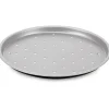 Cuisson<Gifi Plaque à pizza antiadhésive ronde Happy Hour gris noir