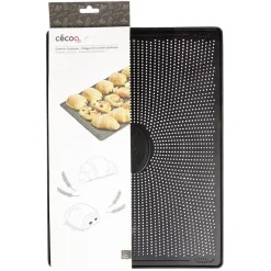 Cuisson<Gifi Plaque cuisson silicone noir 37x27cm