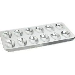 Cuisson<Gifi Plaque pour 12 madeleines en métal