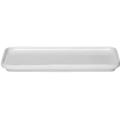 Gifi Plat à cake en porcelaine blanc| Vaisselle Et Accessoires De Table