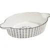 Cuisson<Gifi Plat à four blanc et noir Jaya bohème