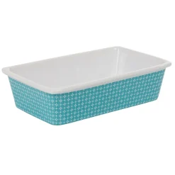 Cuisson<Gifi Plat à four design bleu turquoise