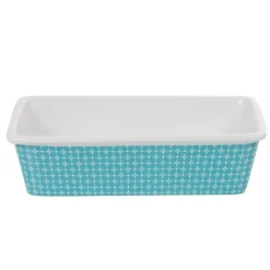 Cuisson<Gifi Plat à four design bleu turquoise