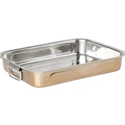 Gifi Plat à four effet cuivre| Vaisselle Et Accessoires De Table